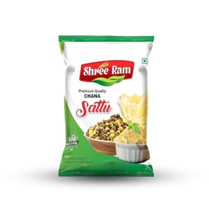 Shree Ram Premium Quality Chana Sattu 500g Pack - Pure & Natural Protein Powder