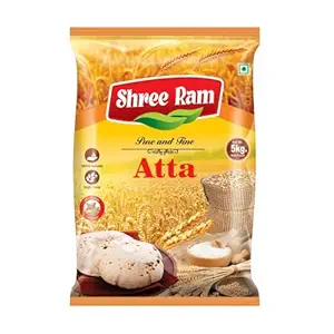 Shree Ram Pure & Fine Atta – 100% Whole Wheat Chakki Fresh Flour Pack